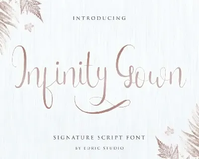 Infinity Gown Demo font