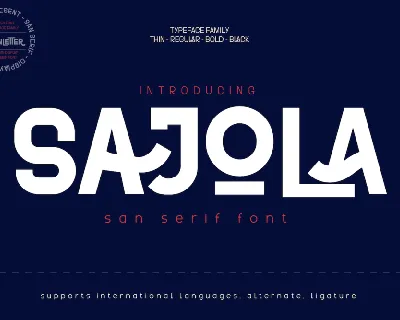 Sajola font