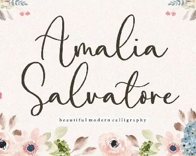 Amalia Salvatore font