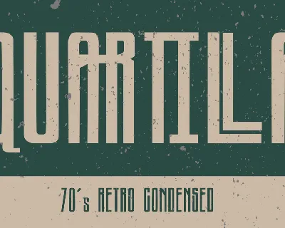 Quartilla font