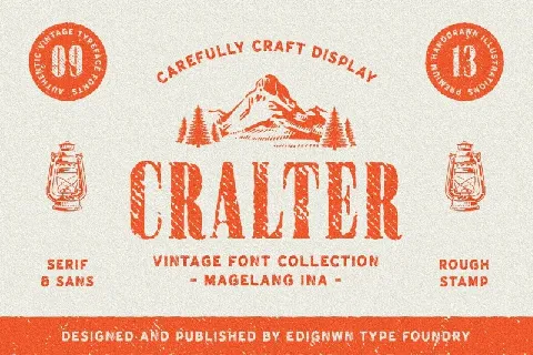 Cralter font