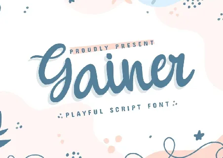 Gainer font