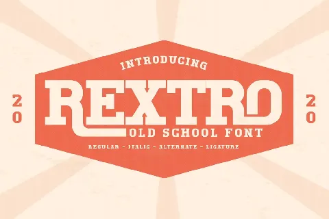 REXTRO font