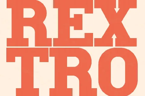 REXTRO font