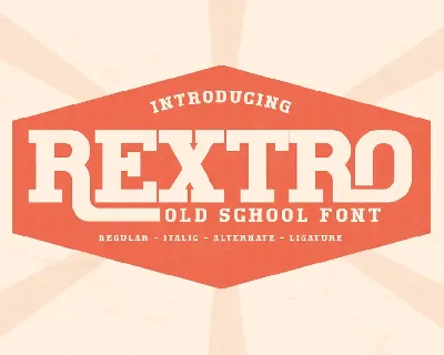 REXTRO font