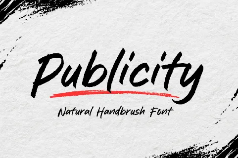 Publicity Brush font