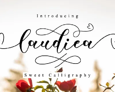 Laudiea Script font