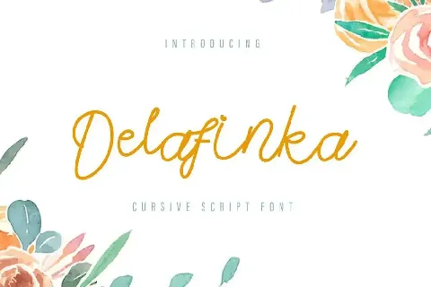 Delafinka Demo font