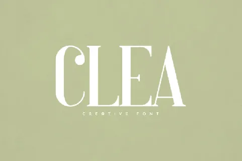 Clea font