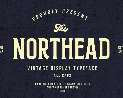 Northead Display font