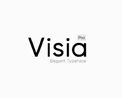 Visia-Pro font