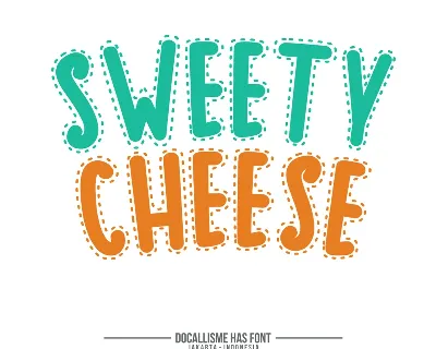 Sweety Cheese Free Download font
