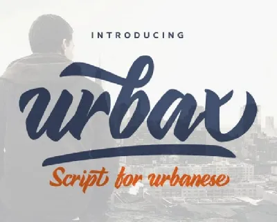 Urbax Script font