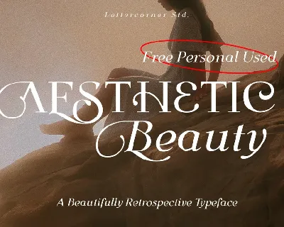 Aesthetic Beauty CF font