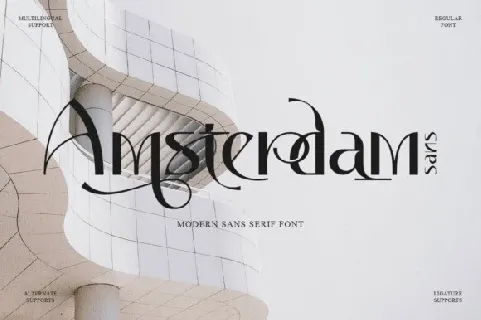 Amsterdam Sans font