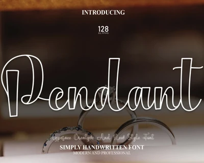 Pendant Script font