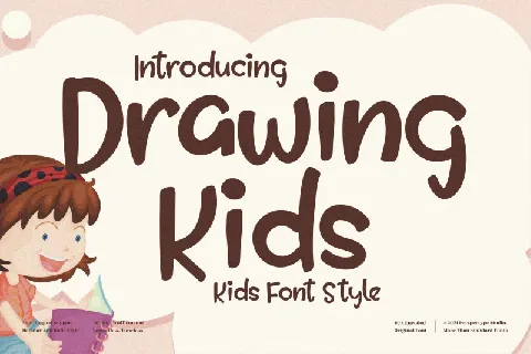 Drawing Kids font