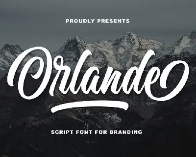 Orlande Script font