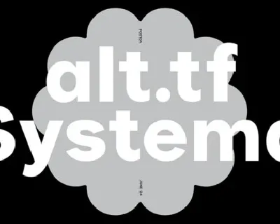 ALT Systema Family font