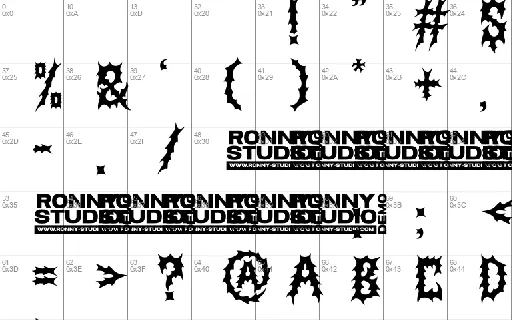 Scrowns DEMO font