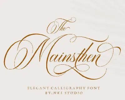 The Mainsthen font