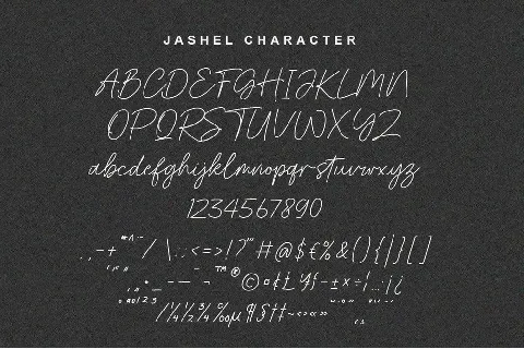Jashel font