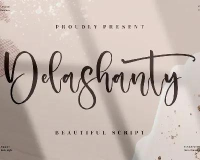 Delashanty font