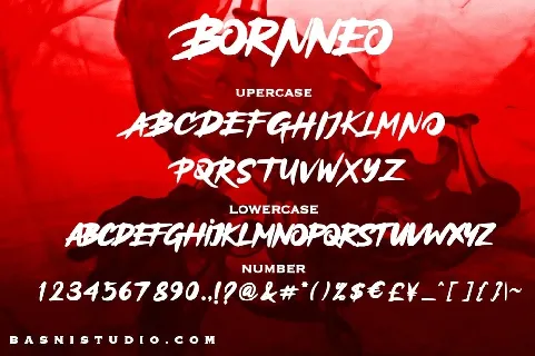 Bornneo font