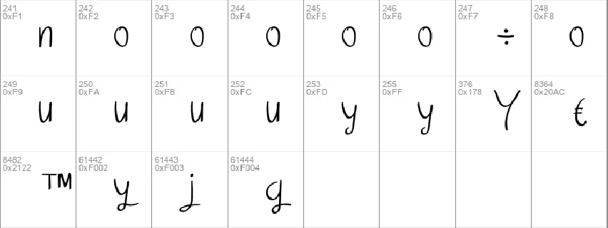 Yahatsu Handwritten font