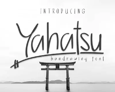Yahatsu Handwritten font