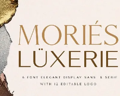 Mories Luxerie Duo font