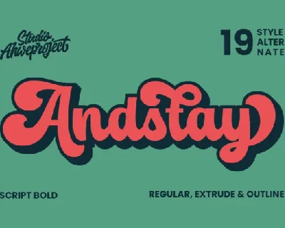 Andstay font