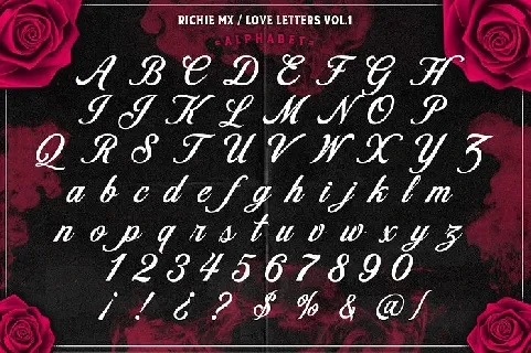 Love Letters Script font