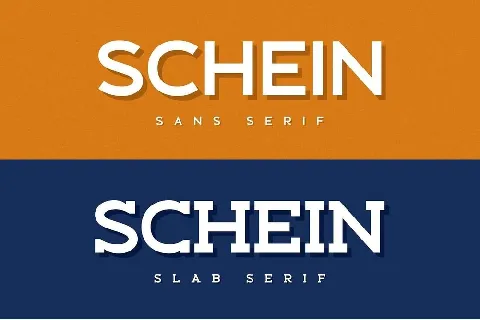 Schein font