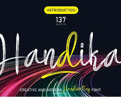 Handika font