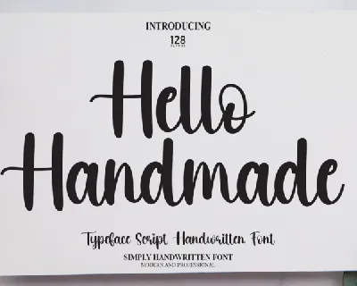 Hello Handmade font