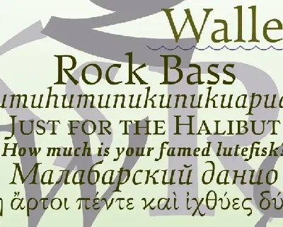 Walleye font