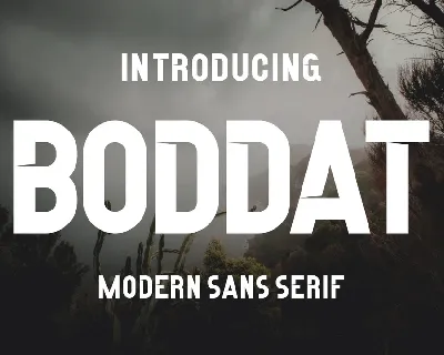 Boddat font