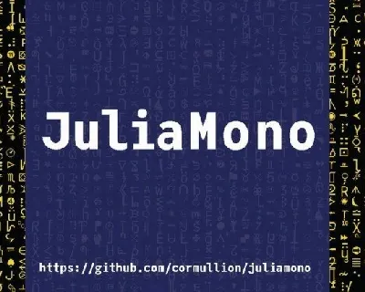 JuliaMono Sans Serif Family font