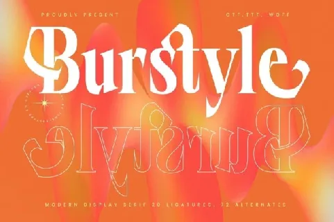 Burstyle font