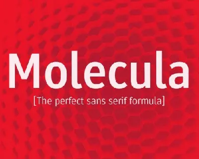 Molecula Sans Serif font