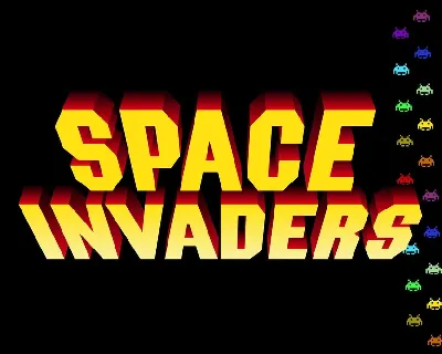 Space Invaders font