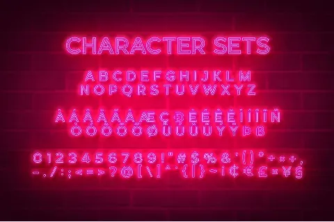 Neonblitz font