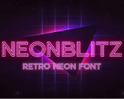 Neonblitz font