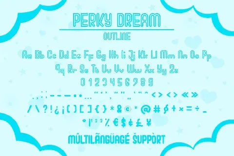 Perky Dream font