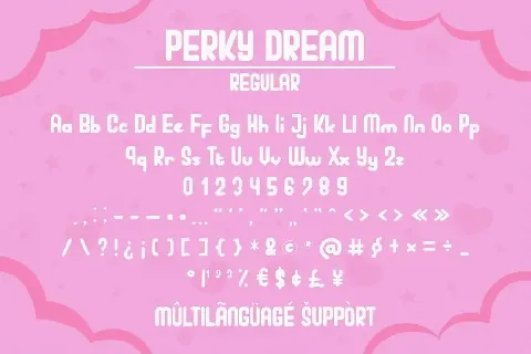 Perky Dream font