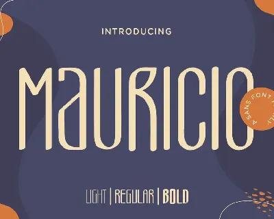 Mauricio Free Trial font