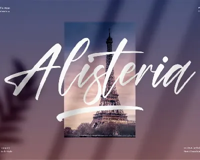 Alisteria font