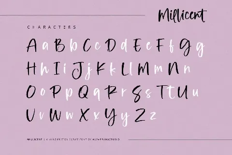 Milicent font