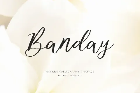 Banday demo font